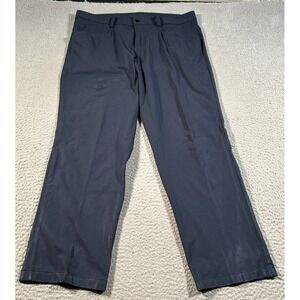 Lululemon‎ Pants Mens 36x29 Navy Blue Mid Rise Chino Casual Preppy Golf Stretch